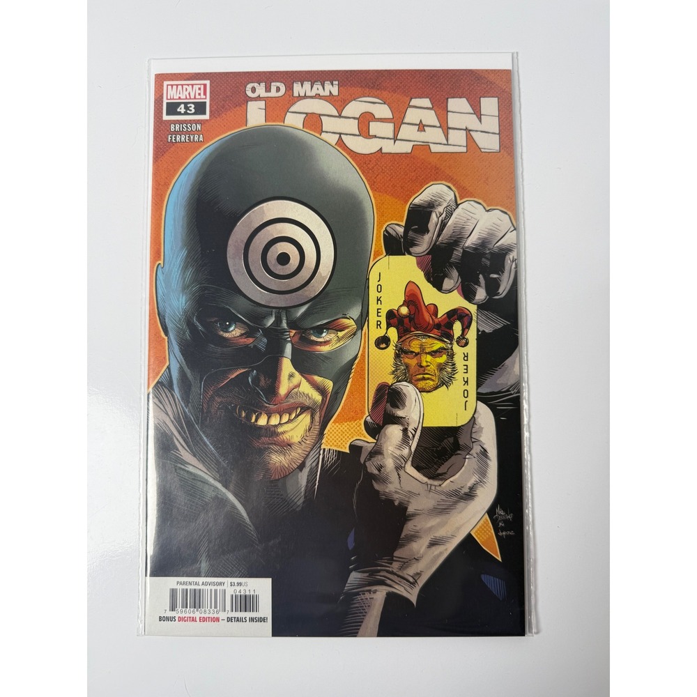 Old Man Logan 43 Marvel 2018 Bullseye Cover Mike Deodato Jr Wolverine Comic Book